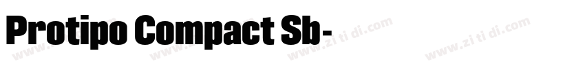 Protipo Compact Sb字体转换